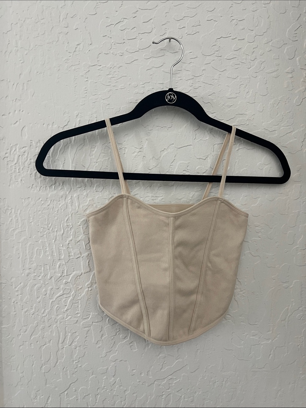 Garage Cream Bustier Camisole